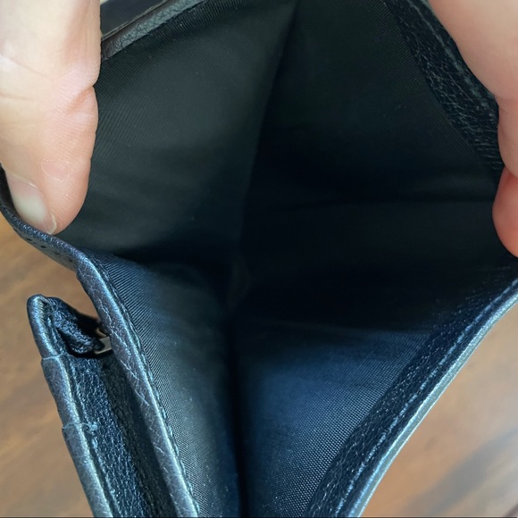 Gucci Black Marmont Leather with Red Crystal GG Wallet - Picture 3 of 3